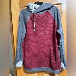 Ampersand ave Doublehood sweatshirt.